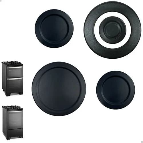KIT ESPALHADOR P/ FOGÃO DE PISO ELECTROLUX 4 BOCAS TC FE4DP FE4GP FE4GS FE4BP ORIGINAL