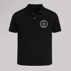 Camiseta Polo Premium Piquet Personalizada com Sua Logo ou Arte. Alta Qualidade com Várias Cores| DTF Premium |