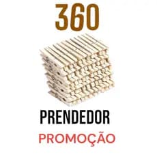 Kit 360 A 120  Prendedor Grampo De Roupas Madeira Embalagem com 360 Unidades