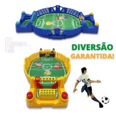 Mini Jogo De Futebol De Mesa Infantil Gol a Gol Estilo Fliperama Pinball Divertido