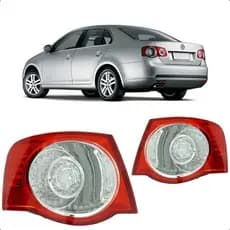 Par Lanterna Traseira Jetta 2006 a 2010 Canto Lateral (LD + LE) - Marca RF