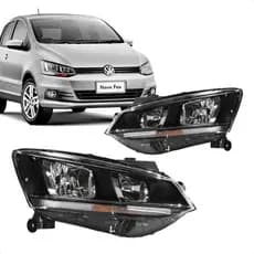 Par Farol Fox SpaceFox CrossFox 2015 a 2022 Friso Cromado (LD + LE) - Marca RF