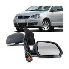 Par Retrovisor Polo 2007 a 2011 Elétrico com Pisca e Aquecimento (LD + LE)