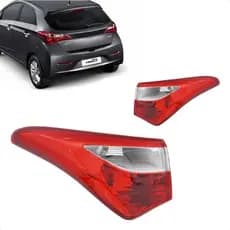 Par Lanterna Traseira HB20 Hatch 2012 2013 2014 2015 Bicolor (LD+LE) - Marca RF