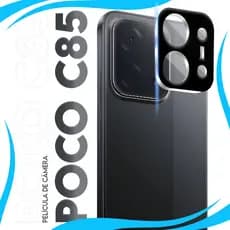 Película Protetora Lente Traseira Vidro Temperado 3D De Câmera Xiaomi Poco C85 tela 6.9 pol