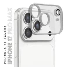Película Protetora Lente Traseira Vidro Temperado 3D De Câmera Compatível para IPhone 17 Pro Max tela 6.9 pol