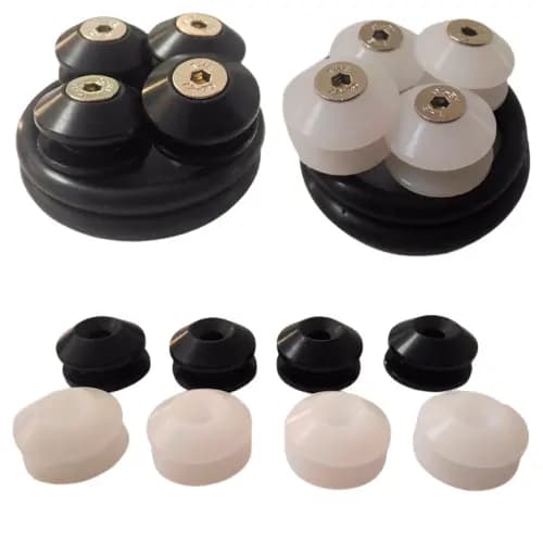 Kit Anilhas Trava Parachoque Nylon Rebaixado Quick Release Bumper Parafusada TUNING CARS