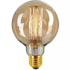 Kit 2 Lampadas Filamento De Carbono Vintage Retro G80 40w E27 decorativa luz quente 2200K