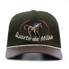 bone quarto de milha country masculino cowboy trucker sertanejo ajustavel