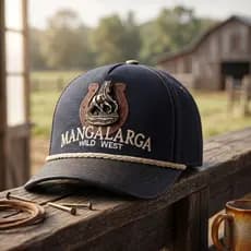 Boné Mangalarga Machador Cavalo Cowboy Trucker Aba Curva