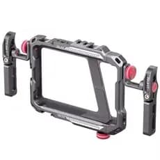 Suporte Gaiola Cage Estabilizadora Metal Dupla Empunhadura Celular Universal Oásis OIF-7901