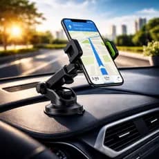 Suporte Automotivo para Celular com Ventosa Fixação Mecânica Painel Parabrisa LE-152