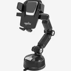 Suporte Veicular para Celular com Fixação em Painel e Vidro, Rotação 360° e Ajuste de Ângulo