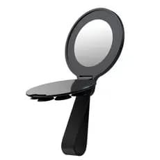 Suporte Magnético para Celular com Espelho de Maquiagem, Ventosa Forte, Dobrável e Portátil