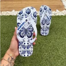 Chinelo feminino com pingente verão
