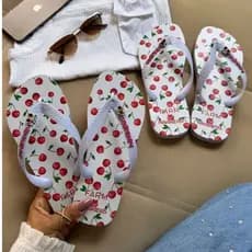 Chinelo De Dedo Com Correia E Estampas Diferenciadas Leve E Confortávell
