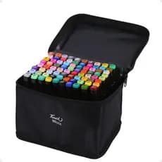 Caneta Marca Texto Dupla 80 Cores