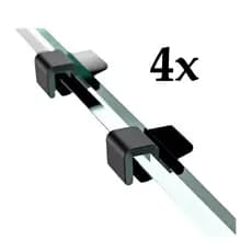 suporte para tampa de aquário qualquer medida kit 4 unidades