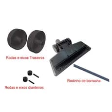 Reparo Aspirador Britani BAS1500 rodas eixos e borracha