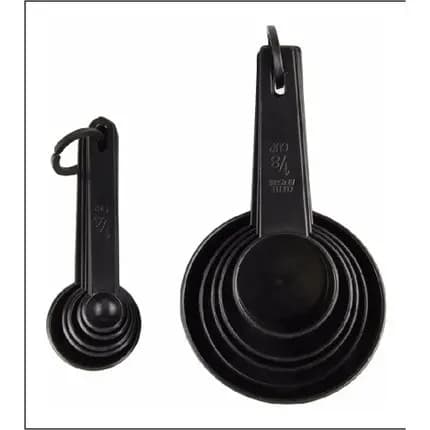 Jogo Medidor Plastico Preto KeHome
