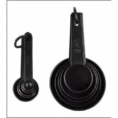 Jogo Medidor Plastico Preto KeHome