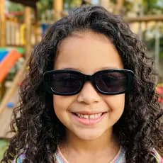 Óculos de Sol Infantil Retrô Vintage Estiloso Moda Acessório Menino Menina