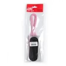 Espátula de Plástico p/ Pé + Refil com 6 Unidade lixa Preto Ref: 119 - Style Ação