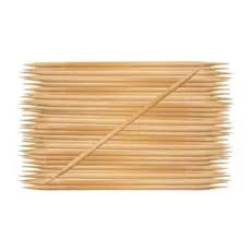 Palito de Bambu Duas Pontas para Cutículas  - 100 Unidades