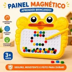 Lousa Mágica Caneta Magnética Infantil Educativo