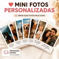 Mini Fotos Polaroid Personalizadas Revelação de Fotos com legendas Impressas Presente Criativo