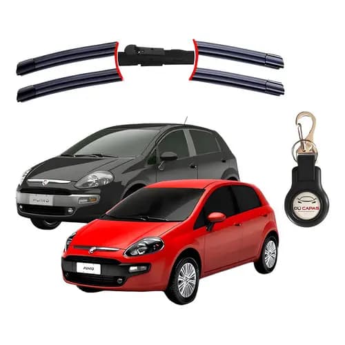 Kit Par Palhetas Fiat Punto 2007-2017 2 Unidades Silicone