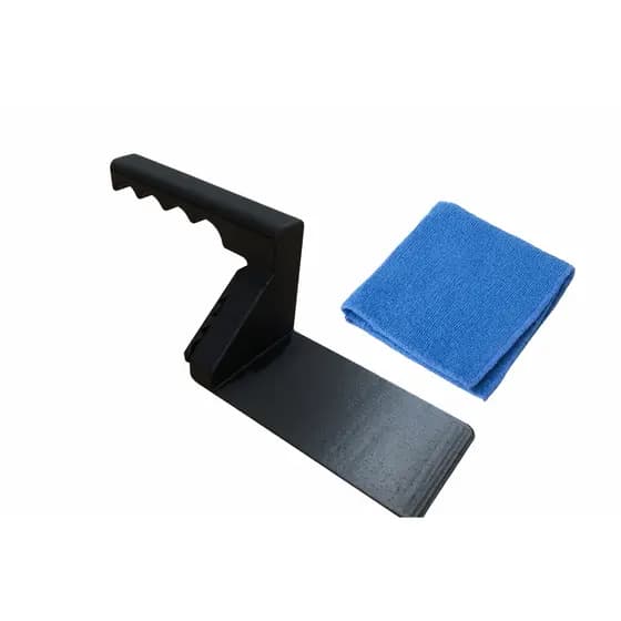 Kit Limpador de Transpasse Espátula + Flanela Lavavel Reutilizável Limpa Vidro Janela Box Porta Correr