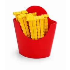 🍟 Kit Porta Grampos Batata Frita + 6 Grampos Vedadores Reutilizáveis