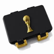 Porta Figurinhas Copa 2026 Premium | Organizador de Cards Futebol | Caixa Colecionador Estilo Maleta Resistente