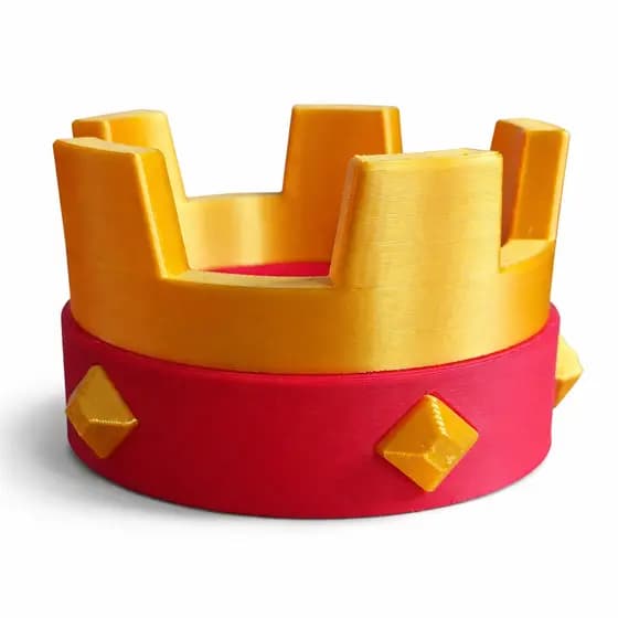 Coroa Clash Royale Decorativa Impressa em 3D | Decoração Gamer | Geek | Presente