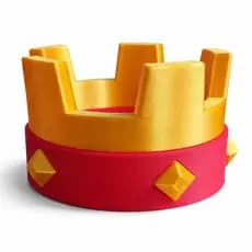 Coroa Clash Royale Decorativa Impressa em 3D | Decoração Gamer | Geek | Presente