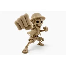Luffy Gear 5 Esqueleto – Miniatura One Piece 10cm | Decoração Geek Impressão 3D