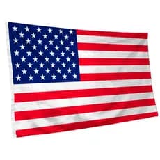 Bandeira dos Estados Unidos 145cm x 90cm da Marca Suarez Bandeiras - Cores Nítidas Com ilhós