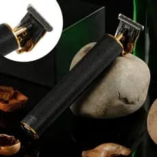 Máquina de cortar cabelo e aparador de barba Vintage T9 - Estoque no Brasil