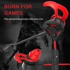 Fone De Ouvido Gamer G9 P2 Com Microfone Bass Estéreo Para Celular Jogos Chamadas E Música
