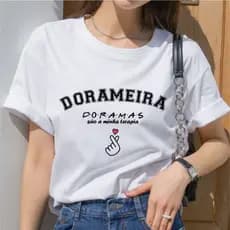 Camiseta Dorameira Premium 100% Algodão Camisa Doramas São A Minha Terapia Kdrama Drama Coreano