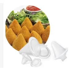 Kit Formas Forminhas Modeladora Molde Para Coxinha 3 Tamanhos