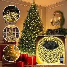Pisca-Pisca Natal Cordão 100 Leds - Branco Quente - 10m