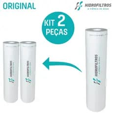 2 Refil Filtro Água 9.3/4 Caixa d’água Cavalete HidroFiltros