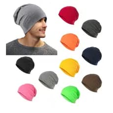 KIT 35 peças Beanie Touca Gorro Frio Unissex Adulto Infantil Malha Caida