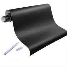 Lousa Adesiva Preto com Caneta Giz Liquido - Quadro Negro 45cm largura