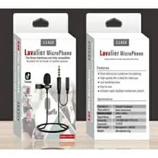Microfone Para android De Lapela Lightning + P2 Tipo Boya