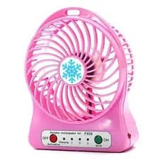 Mini Ventilador Portátil Recarregável Usb 3 Velocidades