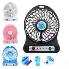 Mini Ventilador Portátil Recarregável Usb 3 Velocidades