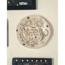 Pratinho decorativo de cerâmica fria- Taylor swift- marjorie⋆